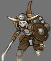 Miniboss Skelettriese